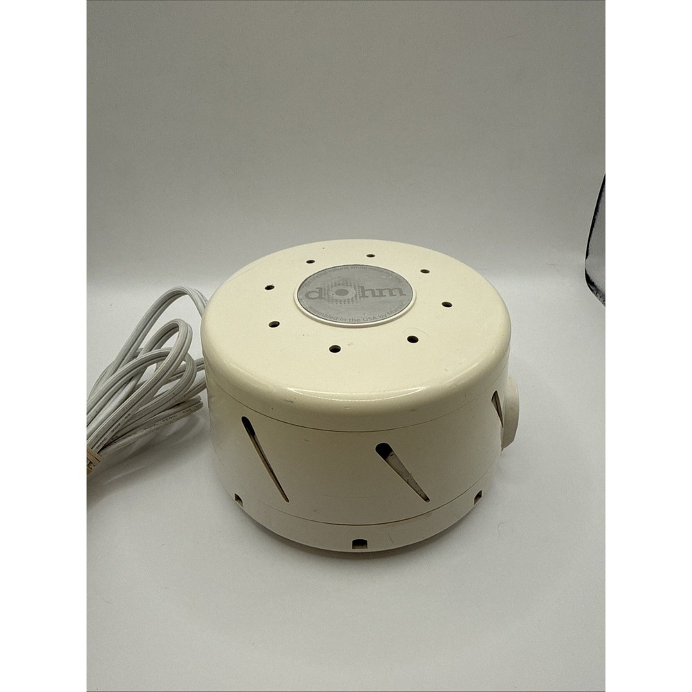 YogaSleep Dohm Classic White Noise Machine M1DSUSWH Tested‎ Working VG Condition